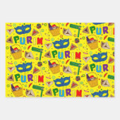 Purim - Enveloppement de papier feuille plate Ense (Devant 2)