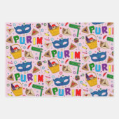 Purim - Enveloppement de papier feuille plate Ense (Devant)