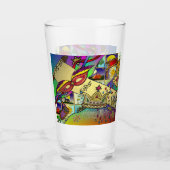 Purim Esther Celebration Light Art Print Glas (Voorkant)