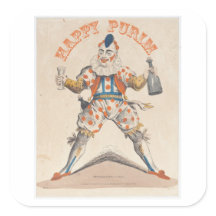 Purim. Fijne Clown. Lechaim