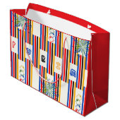 Purim Gift Bag Groot Cadeauzakje (Achterkant Gekanteld)