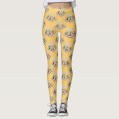 Purim hamantaschen gebak Sameach Oznei Haman Leggings (Voorkant)