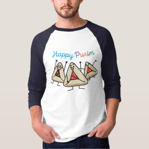 Purim hamantaschen gebakje Sameach Oznei Haman T-shirt