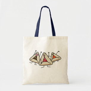 Purim hamantaschen gebakje Sameach Oznei Haman Tote Bag