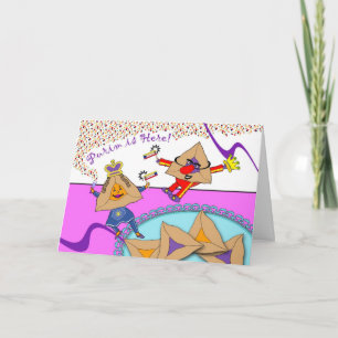 Purim is hier! Hamantaschen in de Kaart van het