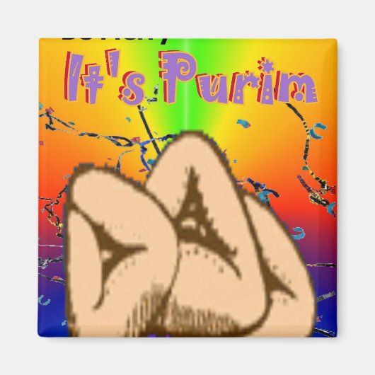 Purim Magnet (Devant)