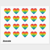 Purim Mishloach Manos Shalach Manot Heart Sticker (Vel)