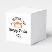 Purim monkey masker gemaskerd kostuum bedankdoosjes (Voorkant Zijde)