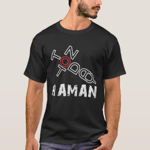 Purim niet vandaag Haman kostuum T-shirt