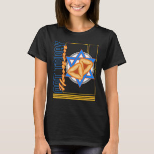 Purim No Today Haman Hamantash Jewish Costume Puri T-shirt