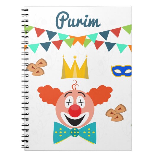 purim notitieboek (Voorkant)