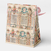 Purim party favors , mishloach manot Esther Scrol Bedankdoosjes (Achterkant)