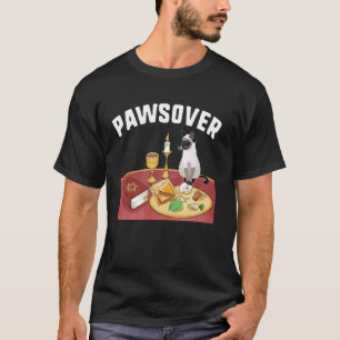 Purim Pawsover Kat Nieuwsgierig Geplaatst Aan Sede T-shirt