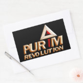 Purim Rechthoekige Sticker (Envelop)