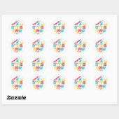 Purim Ronde Sticker (Vel)