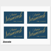 Purim Sameach label voor mishloach manot (Vel)