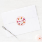 Purim Sameach  Mishloach Manot Purim Ronde Sticker (Envelop)