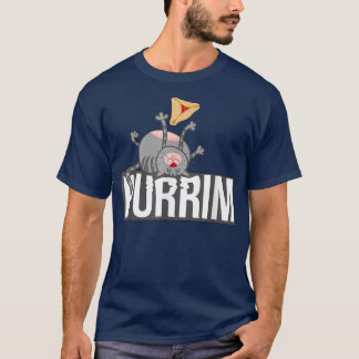 Purim voor kattenliefhebbers Spint Purim-kostuum T-shirt