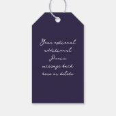 Purim Waterverf Agate Geode Corporate Logo Cadeaulabel (Achterkant)