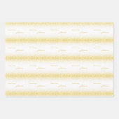 Purim Wrapping Paper Flat Sheet Set van 3 (Voorkant)