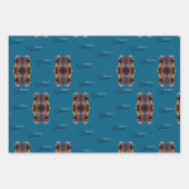 Purim Wrapping Paper Flat Sheet Set van 3 (Voorkant 3)