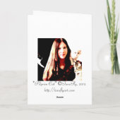 Puritain de chat de pèlerin dans la carte (Dos)