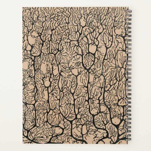 Purkinje Neuron Tekening - Neuroloog Planner (Achterkant)
