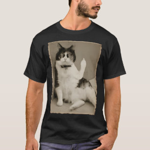 Purkins Flipping The Bird 2 Door Buck T-shirt