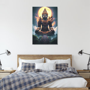 Purnama Agung Hyang Canvas Afdruk