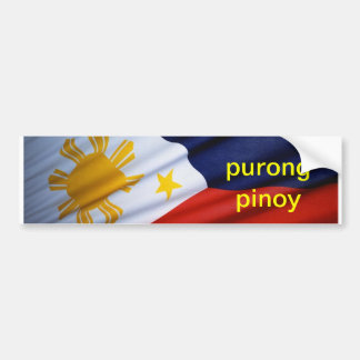 purong pinoy * * * bumpersticker