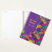 Purpel | Planificateur d'objectifs chic multicolor (Devant avec enveloppe)