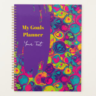 Purpel | Planificateur d'objectifs chic multicolor