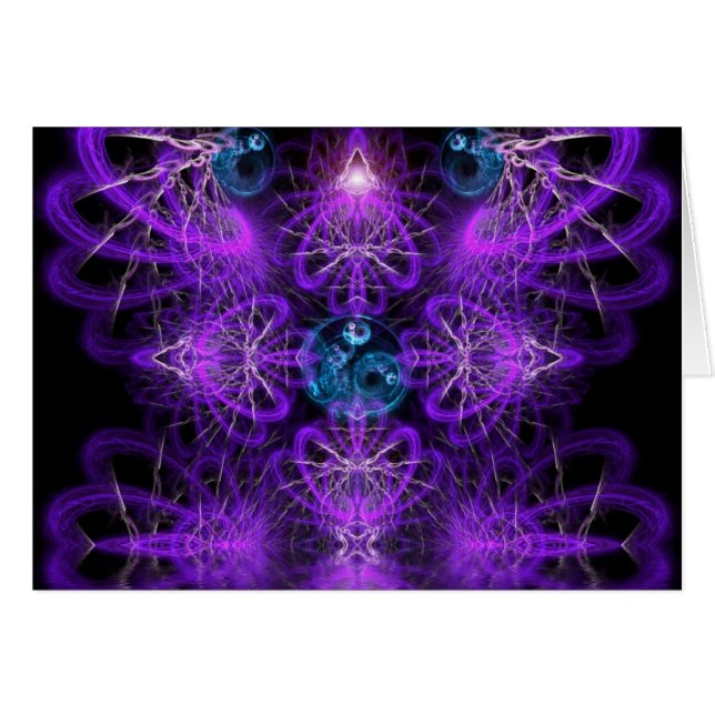 PURPELINA FractalARTS-kaart (Voorkant Horizontaal)