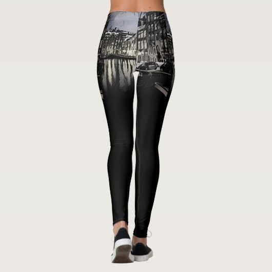 Purper haze leggings (Achterkant)