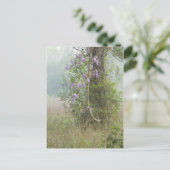 Purperbloemen in bossen briefkaart (Staand voorkant)