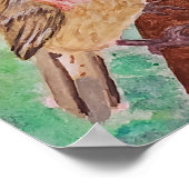 Purperen Vink Poster (Hoek)