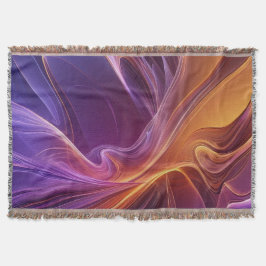 Purperoranje straler deken