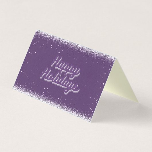 Purple 25 Pack Carte de fin de année (Back)