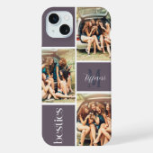 Purple 3 Photos Besties Monogramme couleur modifia (Verso)