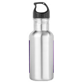 Purple Abstract Fractal Bird Waterfles (Achterkant)