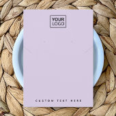 Purple ajouter logo collier carte d'affichage d'or