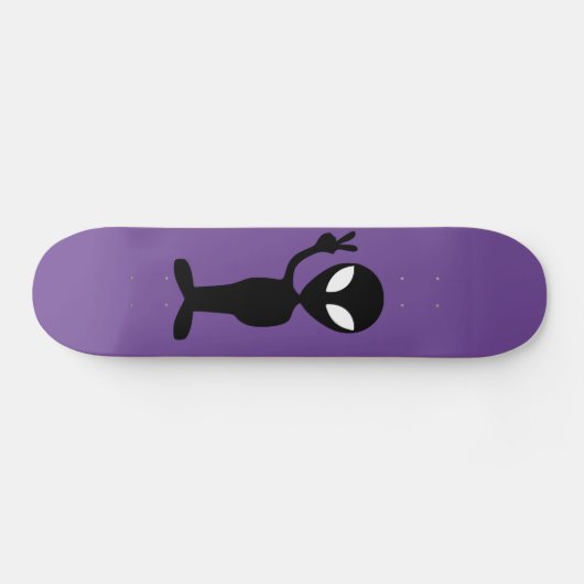 PURPLE Alien Skateboard deck (Horz)