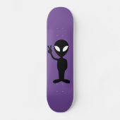PURPLE Alien Skateboard deck (Recto)