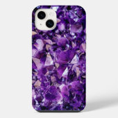 Purple Amethyst Crystal Gems IPhone Samsung Coque (Verso)