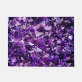 Purple Amethyst Crystal Gemstone Porte tapis (Devant)