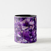Purple Amethyst Crystal Geode Gemstone Mug (Centre)