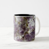 Purple Amethyst Crystal Stone Art Mug (Devant droit)