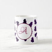 Purple Amethyst Pierres Motif Mug classique (Centre)