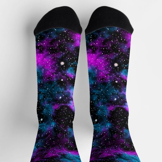 Purple and Blue Galaxy Sokken (Top)