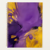 Purple and Gold Abstract (Devant)